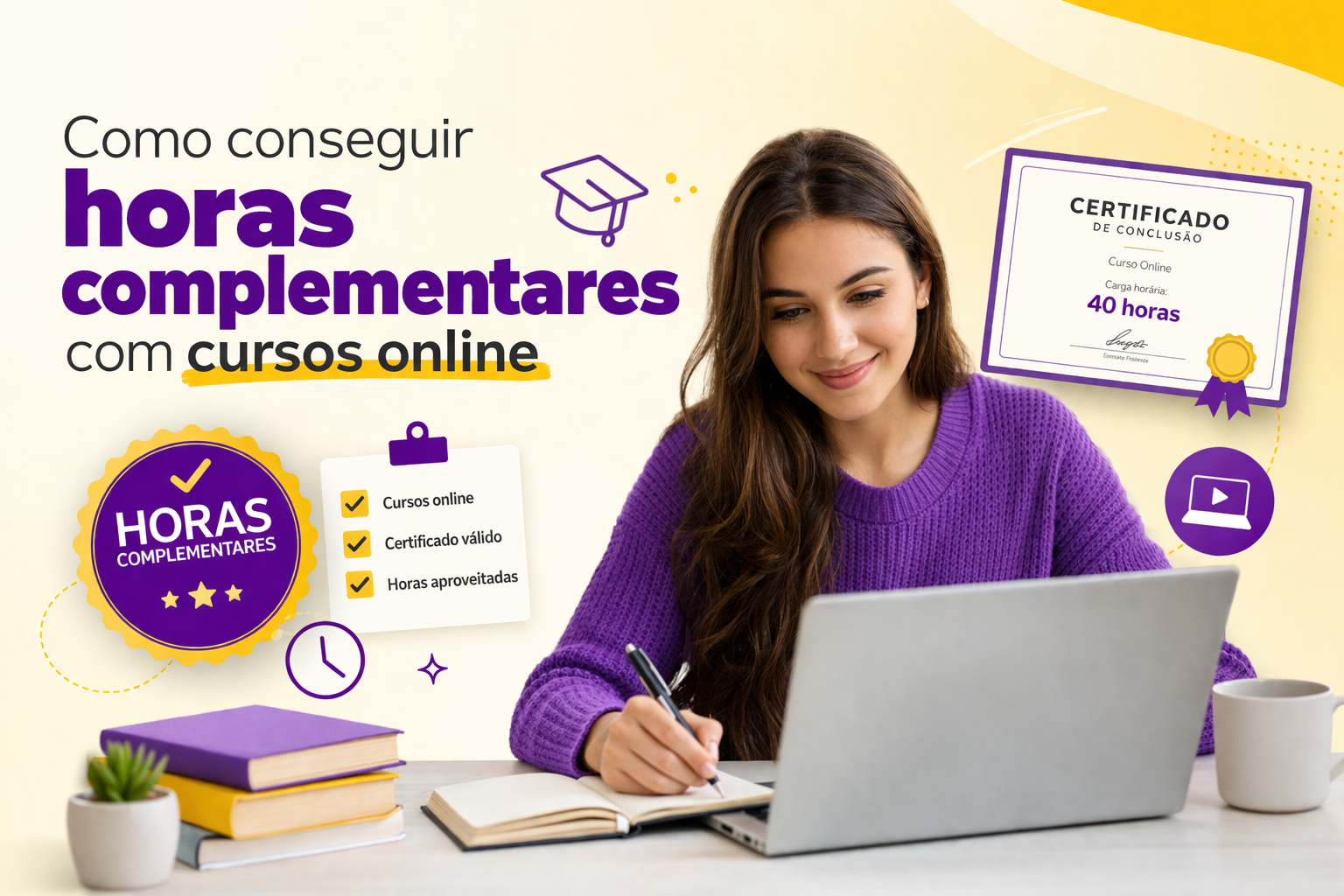 Como Conseguir Horas Complementares com Cursos Online | PqEstudar